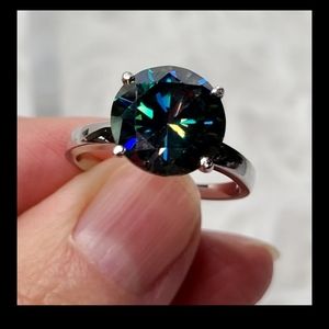 Moissanite 5+ Carat Solitare Ring